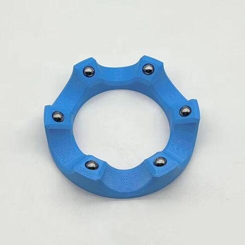 Bowling Basics Accessories Kit, Bowling Rotating Ball Cup Display Stand with Bearing Spinner Holder, Spare Ball Holder Spinner, Porous Ring Cleaning Display Rack(Blue) in Saudi Arabia