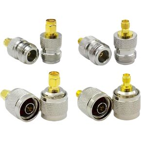 L16 N نوع ذكر أنثى إلى SMA موصل مقابس محول راديو محوري مجموعة محول مستقيم مجموعة حمالات الصدر (نوع 2,4 قطعة) in Kuwait