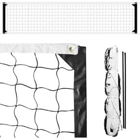 شبكة كرة طائرة بديلة شديدة التحمل في الهواء الطلق مع كابل فولاذي، شبكة كرة طائرة احترافية مقاس 32×3أقدام لشبكة كرة طائرة في الفناء الخلفي لحديقة حمام السباحة على الشاطئ (الشبكة فقط) in Kuwait