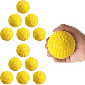 12 Pack Pitching Machine Softballs,5.8OZ 11-Inch Pitching Machine Softballs for Hand-Eye Coordination, Hitting and Fielding Practice in Kuwait