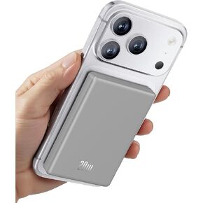 Ultra Slim Magnetic Power Bank for iPhone Battery Pack, Wireless Portable Charger 10000mAh, 20W Fast Charging Powerbank Compatible with iPhone 16/15/14/13/12 Pro/Plus/Pro Max Series, Rose Pink in Kuwait