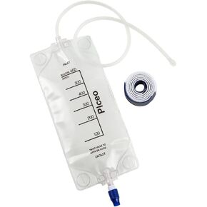 Depot with Clear 600ml Drainage Bag, Twist Drain Valve, 24 Inch Tubing,nephrostomy Bag (1) in Kuwait
