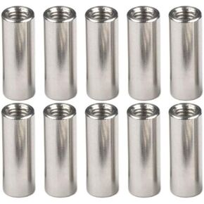 10PCS CNC M4 Stainless Screw Rod Studs, 6MM Diameters Knife Handle Fastening Hardware Accessories(Large) in Kuwait
