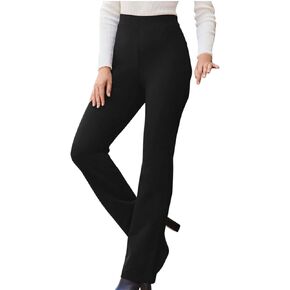 Ruziyoog Womens Bootcut Dress Pants Business Casual Work Pants Casual High Waist Straight Leg Trousers Pull On Office Slacks in Kuwait