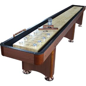 Playcraft Woodbridge Cherry 16' 2 Piece Construction Shuffleboard Table in Kuwait