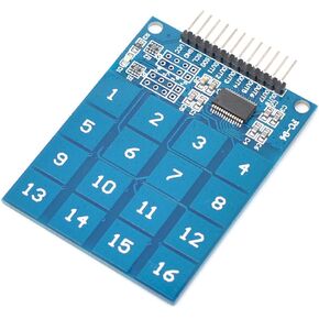 Oiyagai TTP229 16-Key Capacitive Touch Sensor Module, 16 Channel Digital Touch Keypad Board, Serial Interface Touch Controller for Arduino STM32 MCU DIY Projects in Saudi Arabia