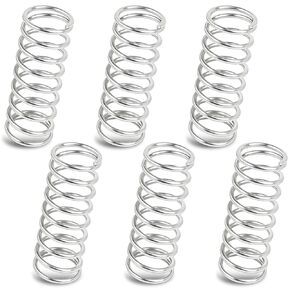 6 Pcs SP 9734 Compression Spring, Spring Steel, 0.105 in x 1-1/8 in x 3 in in Kuwait