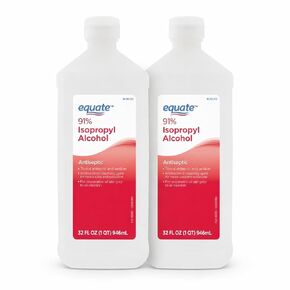 Equate Isopropyl Alcohol 91%, 32 FL Oz | Antiseptic & Cleaning Solution, 2 Pack in Kuwait