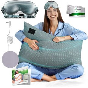 Grounding Pillowcase with 12% Silver Fiber, 4% Silk, 84% Organic Cotton - Earth Grounding Pillow Case - Conductive Grounded Pillowcase for Better Sleep (White, Queen) in Saudi Arabia