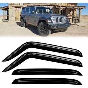 Rain Guards for Car Windows Compatible with 2018-2024 Jeep Wrangler JL in Kuwait