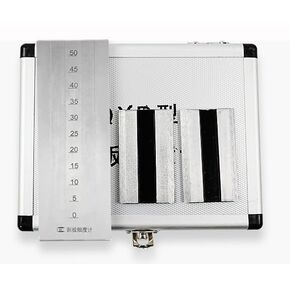 Double Groove Fineness Of Grind Gauge Fineness Meter with 2 Scrapers Recommended Range <30μm Indexing Value 2.5μm Inclined Groove Size 120*13mm Inclination of Groove 1:2000 GB/T1724-93 Standard in Kuwait