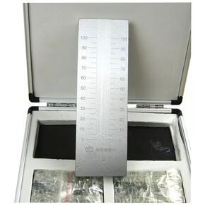 Fineness Meter Single Groove Grindometer with Scale Range 0-100μm 2 Scrapers Recommended Range 31-70μm GB/T1724-93 Standard in Kuwait