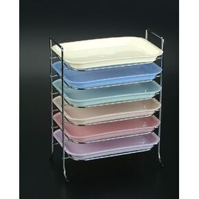 حامل صينية 300TRD من الكروم للحجم D للتحميل الجانبي الطويل 14.5 × 9.75 × 14.25 in Kuwait