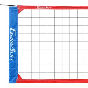 ‌حجم التنظيم شبكة كرة طائرة خارجية مقاس 32 × 3 بوصة - سلك علوي من البوليستر المقوى عالي التحمل وغطاء من الفينيل لأداء لا يتدلى - بديل متين للفناء الخلفي أو الشاطئ أو الحديقة in Kuwait