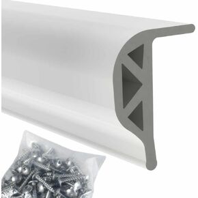 Dock Bumpers: P-Style Dock Edging, Full Protection Dock Fender, 4 Foot Sections: for Easy Install, 16ft and 24ft Bundles, UV-Resistant, Non-Marking, Black & White Options. in Kuwait