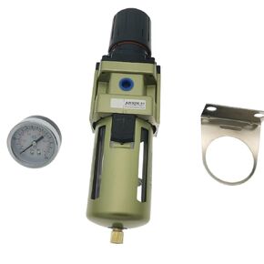 1 قطعة AW2000-02 AW3000-03 Aw4000-04 AW5000-06/10 من الألومنيوم المصبوب فلتر الهواء منظم هوائي (AW4000-04) in Kuwait