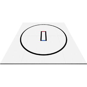 10x10ft Roll-Up Design Wrestling Mat Portable MMA/BJJ/Judo/Gymnastics Training Mat for Grappling Martial Art Boxing in Kuwait