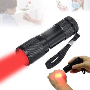 Pen Lights Vein Finder Viewer, Portable Vein Flashlight with 9 Infrared LED Light, Easy Finding Subcutaneous Veins for Nurse, Medical Student Use in Kuwait
