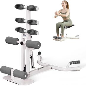 آلة القرفصاء من بايتا، آلة القرفصاء العميقة للنساء، معدات تمرين غلوتيس مع أشرطة مقاومة قابلة للتعديل، آلة تمرين الساق والقلب والبطن، مدرب مساعدة القرفصاء للصالة الرياضية المنزلية in Kuwait