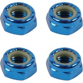 Dime Bag Skateboard Replacement Truck Axle Nuts (4-Pack) - Standard Fit to Replace Worn Pieces or Add Color to Trucks - Choose Color in Kuwait