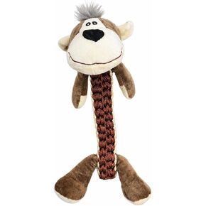 [4 Pack Zoo Pals Rope Toys Animal Assortment Bundle for Small Medium and Large Dogs, Interactive Puppy Teething Durable Thick Chew Toys for Aggressive Chewers in Kuwait