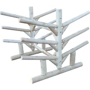 6-Place Paddle Board/SUP Log Rack, Freestanding Paddle Board Storage Rack, Surfboard Racks for Garage, Heavy Duty Paddleboard Holder Sport Outdoor, Surfboard - Natural in Kuwait