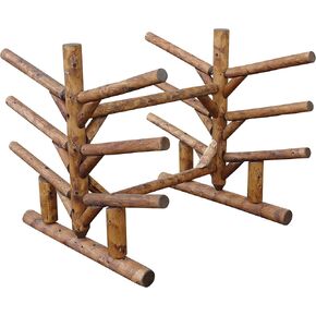 6-Place Paddle Board/SUP Log Rack, Freestanding Paddle Board Storage Rack, Surfboard Racks for Garage, Heavy Duty Paddleboard Holder Sport Outdoor, Surfboard - Canyon Brown in Kuwait