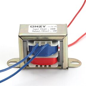 EI41X20 5W 220V إلى 6V/9V/12V/15V/18V/24V AC AC قدم الطاقة DB-5VA الجهد المزدوج (إخراج ثلاثة أسلاك) (12V-0-12V) in Kuwait