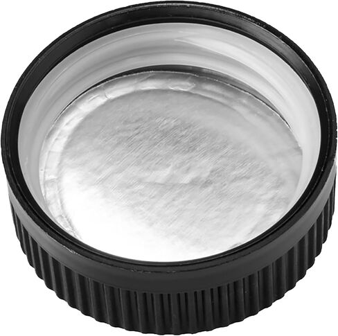 DMSOSTORE إبريق أسود سعة 1 جالون من البلاستيك الفارغ (HDPE) على طراز F | رقبة 38/400 مع غطاء مقاوم للأطفال (128 أونصة) (3 عبوات) in Kuwait