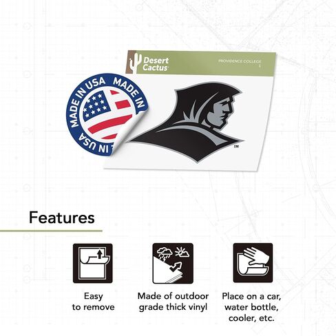 ملصق كلية صبار الصحراء بروفيدنس فريرز ملصق حائط من الفينيل‏ للكمبيوتر المحمول وزجاجة مياه وقصاصات السيارة (IND 1) in Kuwait