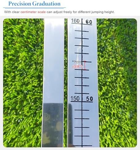 Stainless Steel High Jump Standards Stand, Moveable High School Jumping Training Equipment, ABS Base High Jump Tester in Kuwait