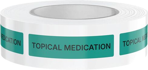 Dispensed Medication Veterinary Pharmacy Labels | Roll of 500 | Clinical-Grade Color-Coded Stickers for Medication Bottles (Fill Line) in Saudi Arabia