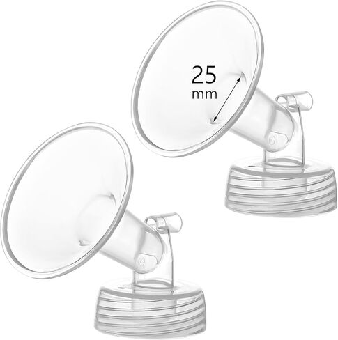 شفة مقاس 24 مم متوافقة مع مضخة الثدي Spectra S1 S2 9 Plus Synergy Gold لأجزاء مضخة Spectra وشفة Spectra؛ غير اصلية؛ يستبدل سبكترا شيلد in Kuwait