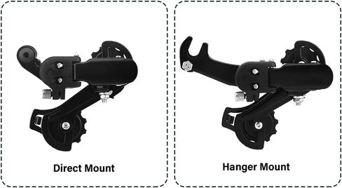 دراجة هوائية خلفية، 6/7/سرعة 18/21 سرعة حامل شماعات مباشر للدراجات الجبلية، دراجة الطريق، سبائك الألومنيوم سرعة خلفية Derailleur، ملحقات إصلاح الدراجة in Kuwait