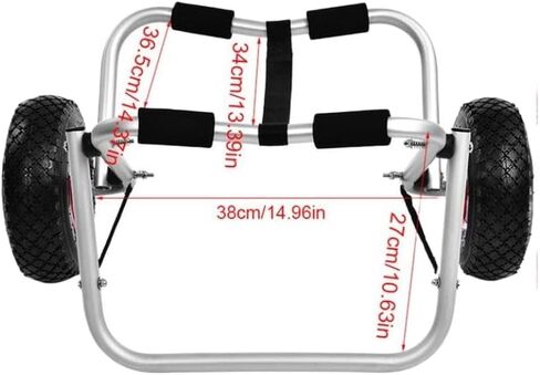 Kayak Canoe Wheel Dolly Boat Carrier Trolley Cart Transport in Saudi Arabia