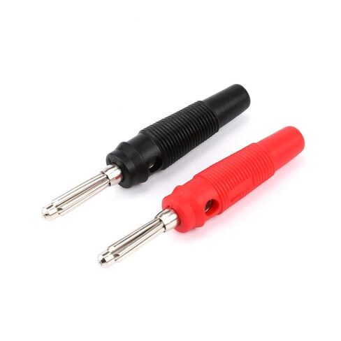 2Pcs 32A High Current Screw Type 4mm Banana Plugs Male Stackable Connector Speaker Cable Adapter in Saudi Arabia