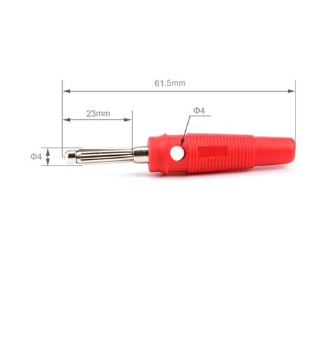 2Pcs 32A High Current Screw Type 4mm Banana Plugs Male Stackable Connector Speaker Cable Adapter in Saudi Arabia