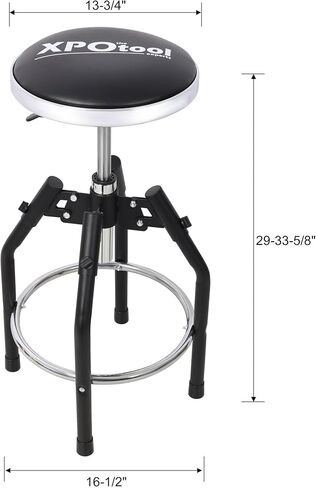 Heavy Duty Adjustable Hydraulic Shop Stool with 360° Swivel in Kuwait