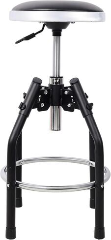 Heavy Duty Adjustable Hydraulic Shop Stool with 360° Swivel in Kuwait