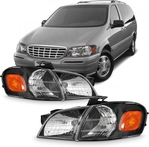 مصباح أمامي متوافق مع 2010 2011 2012 2013 2014 2015 Chevy Expenox LS/LT Clear Lens Chrome Housing Amber Reflector Presection Offer in Kuwait