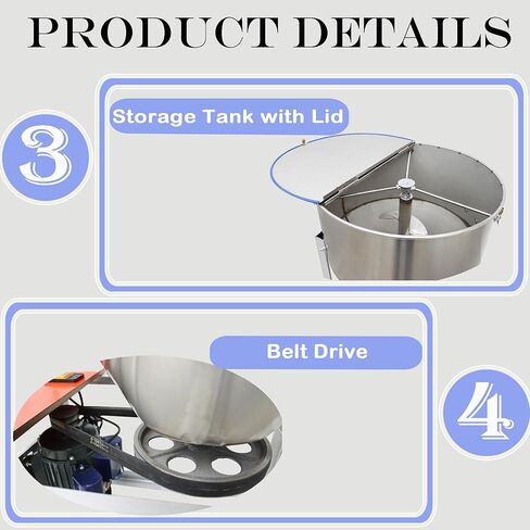 304 الفولاذ المقاوم للصدأ تغذية خلاط آلة خلط البلاستيك الحبيبي العمودي لخلط أعلاف الحيوانات والتحريك 75 كجم / 165 رطل سعة النمام 3KW 1720r / min in Kuwait