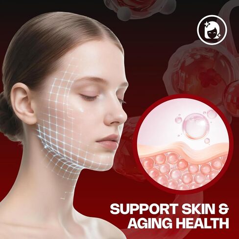 علكة أستازانتين، 12 ملغ لكل علكة 24 ملغ كحد أقصى، مكملات أستازانتين مع فيتامين أ/ج/د/ه، ريسفيراترول، مزيج مضادات الأكسدة 14 في 1 للنساء والرجال والبشرة والعينين ودعم المناعة، خالي من السكر، نباتي، 60 قيراط in Kuwait