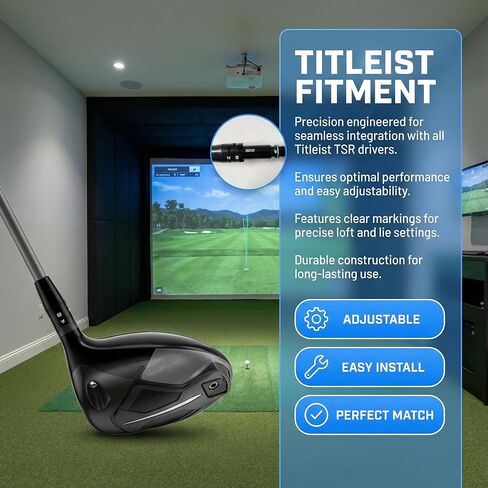 كم محول عمود الجولف يناسب الطرف .335 بوصة - ملحق عمود الجولف متوافق مع برامج تشغيل Titleist TSR1 TSR2 TSR3 TSR4، 910/913/915/917/TS/TSi/TSR DR ومحولات Fairway Woods # 1 in Kuwait