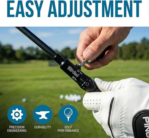 كم محول عمود الجولف - مقاس طرف 0.335 بوصة، متوافق مع P-ING G430/G425 Max/G410 Driver & Fairway Woods، محول عمود نادي الجولف الممتاز لتمديد واستبدال عمود الجولف (أسود) in Kuwait