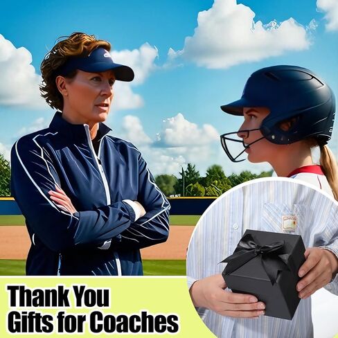 Eurzom Best Softball Coach Gift Set Include 12 Inch Printed Leather Softball Greeting Card and Gift Box Thank You Gifts for Coaches in Saudi Arabia