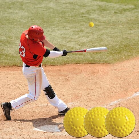 12 Pack Pitching Machine Softballs,5.8OZ 11-Inch Pitching Machine Softballs for Hand-Eye Coordination, Hitting and Fielding Practice in Kuwait
