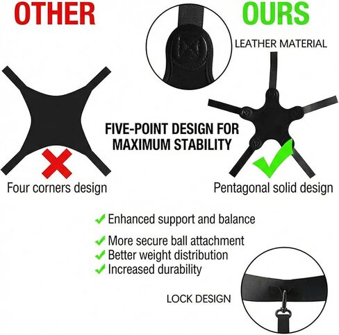 Soccer Training Equipment, Solo Soccer Kick Trainer with Reinforced Connection Points, Anti-Snap Practice Aid with Adjustable Waist Belt, Fits Ball Size 3 4 5, Multi-Sport Trainer for Soccerball in Saudi Arabia