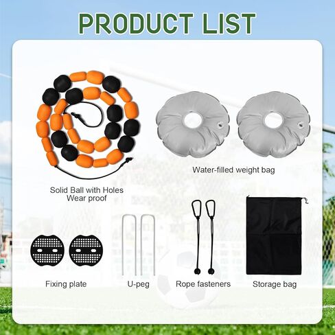 13ft Portable Soccer Goalkeeper Deflector, Soccer Training Accessory, Adjustable Refraction Angles, Enhance Goalkeeper Reaction and Ball Control (Orange) in Kuwait