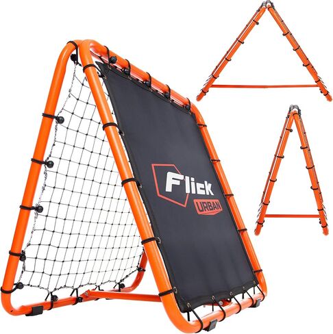 Flick Urban Dual Speed Rebounder – Double-Sided Soccer Rebounder with 6 Adjustable Angles – Soccer Training Equipment for Passing & Control – Suitable for Soccer, Volleyball & Baseball in Saudi Arabia