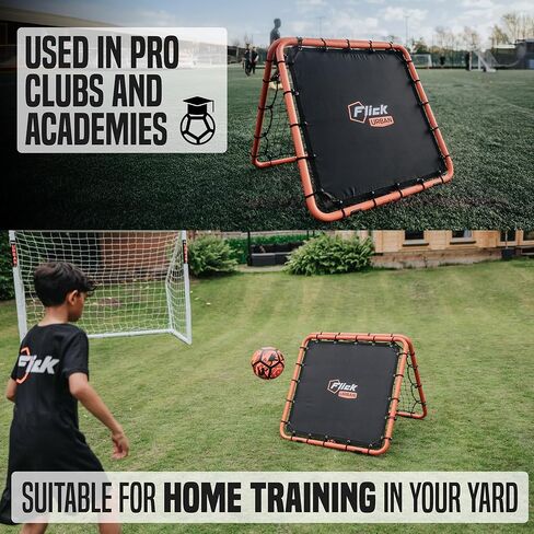 Flick Urban Dual Speed Rebounder – Double-Sided Soccer Rebounder with 6 Adjustable Angles – Soccer Training Equipment for Passing & Control – Suitable for Soccer, Volleyball & Baseball in Saudi Arabia